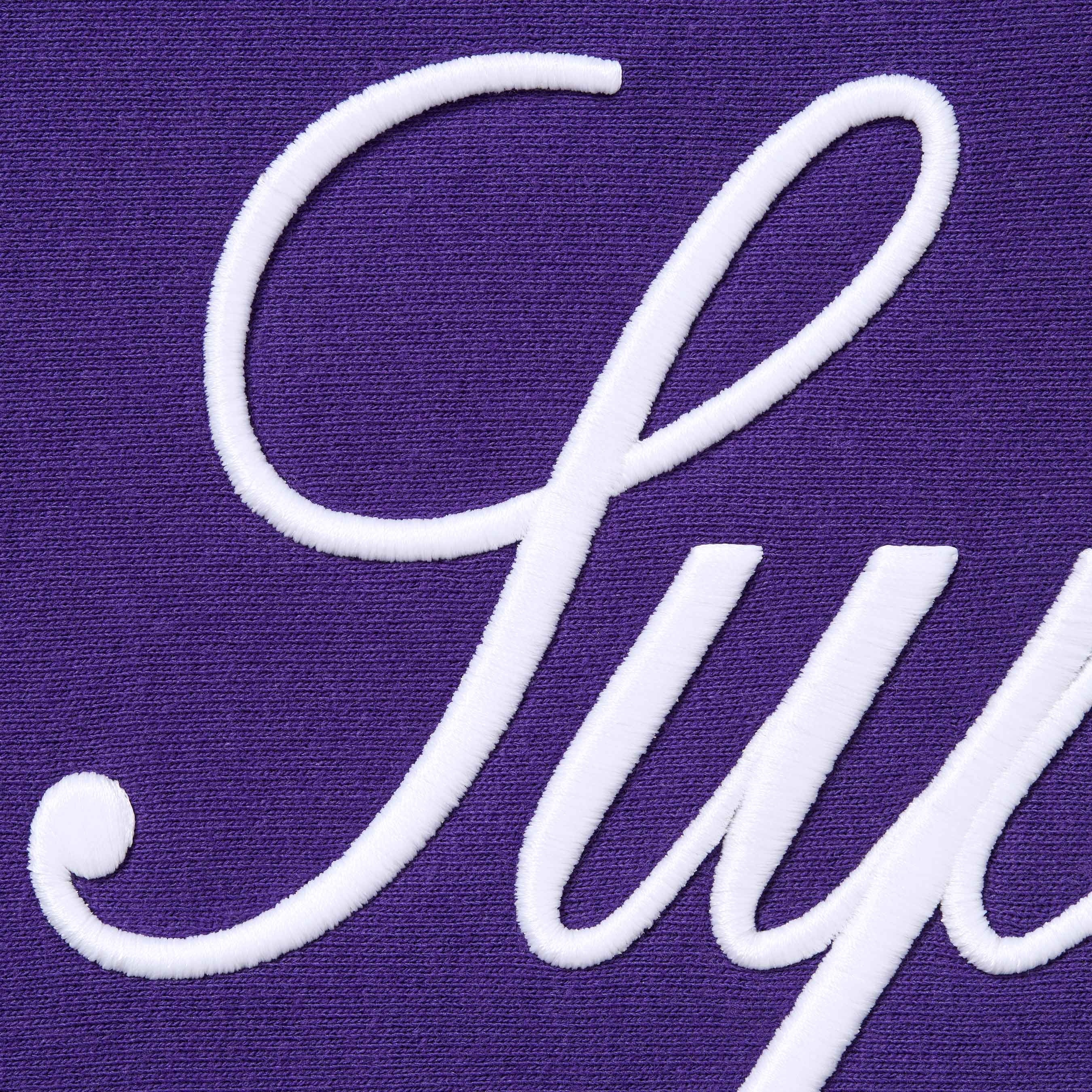 Embroidered Script Hooded Sweatshirt view 11